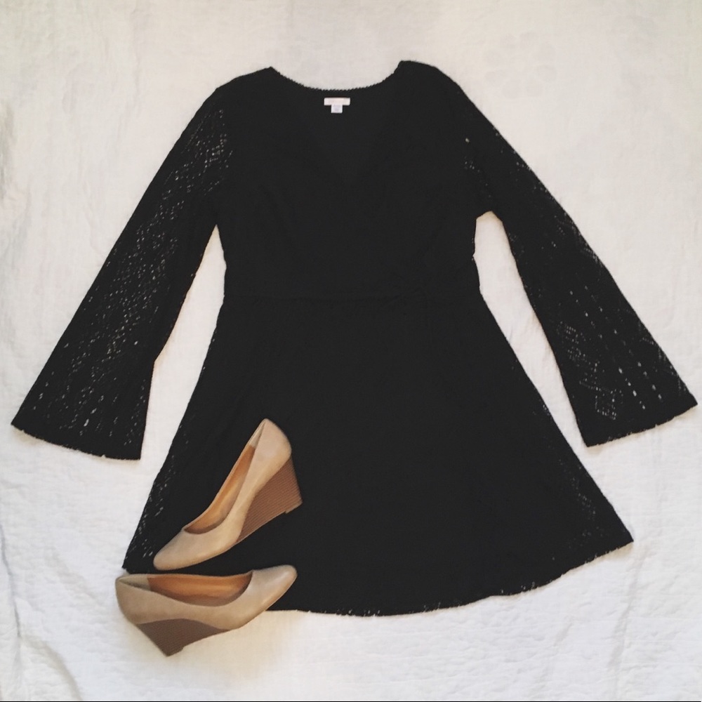 Xhilaration Retro Style Black Lace Dress